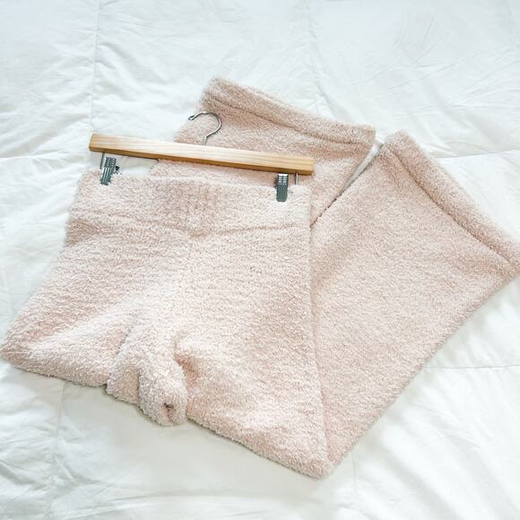 SKIMS Cozy Knit Wide Leg Lounge Pants Dusk Pink Size S/M - Picture 3 of 7